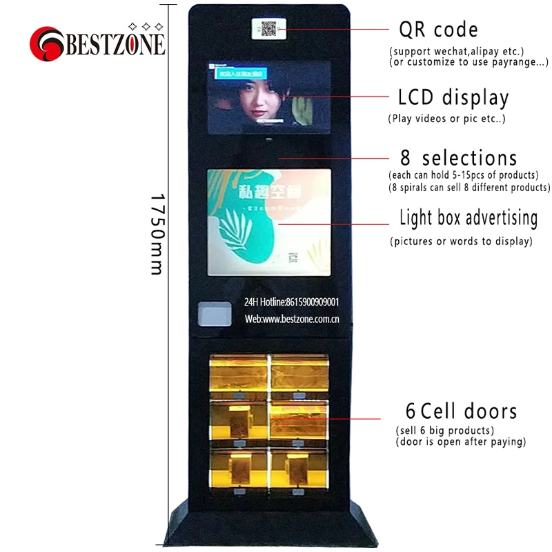 Fitness Health Vendor Vending Machine with Locker Extensions