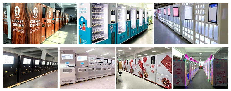 One-Stop Big Screen Fresh Cake Bread Salad Vending Machines with Elevator