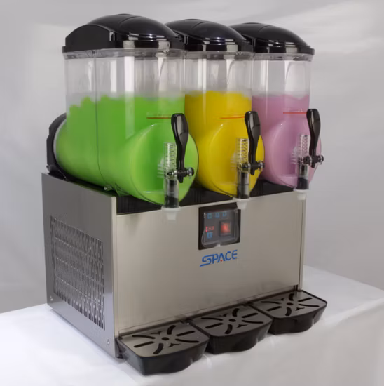 Máquina de aguanieve de 3 tanques Máquina expendedora de bebidas congeladas para empresas